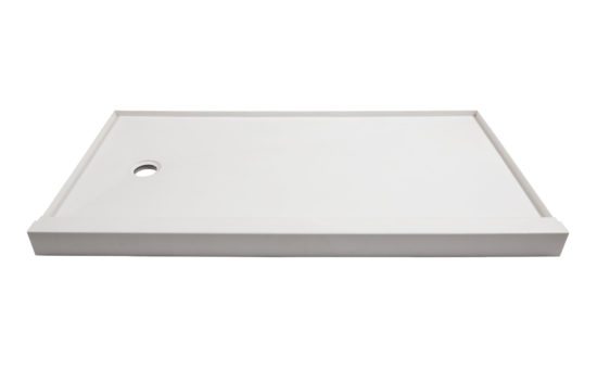 Shower Pan 30x60 Vivid White | Gramercy Kitchen and Bath