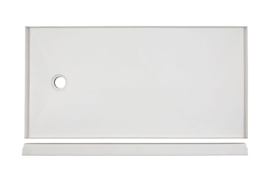 Shower Pan 30x60 Vivid White | Gramercy Kitchen and Bath