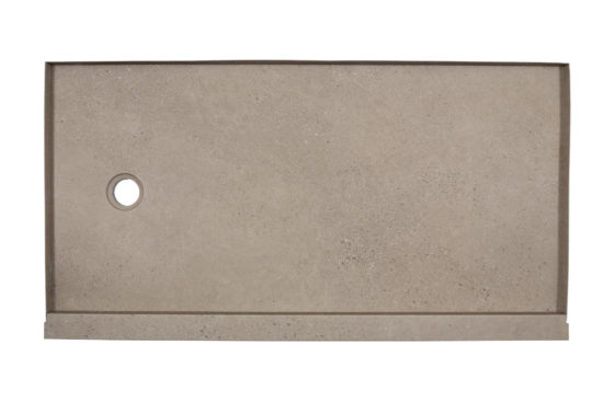 Shower Pan 32x60 Concrete Sand | Gramercy Kitchen and Bath