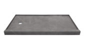 Shower Pan 32x60 Graphite Slate | Gramercy Kitchen and Bath