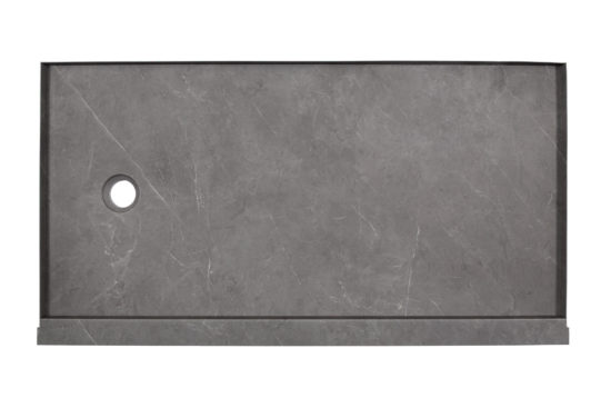Shower Pan 36x60 Graphite Slate | Gramercy Kitchen and Bath