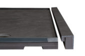 Shower Pan 36x60 Graphite Slate | Gramercy Kitchen and Bath