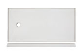 Shower Pan 36x60 Vivid White | Gramercy Kitchen and Bath
